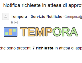 Notifiche mail di richieste